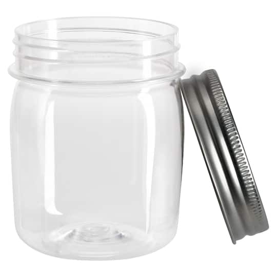 plastic mason jars with lids
